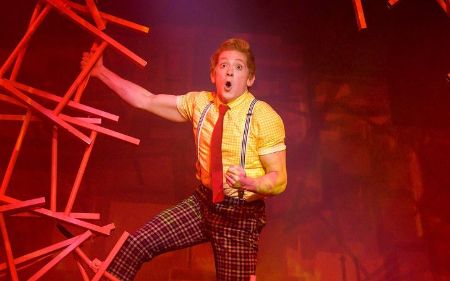 Ethan Slater is a Tony-nominated actor.